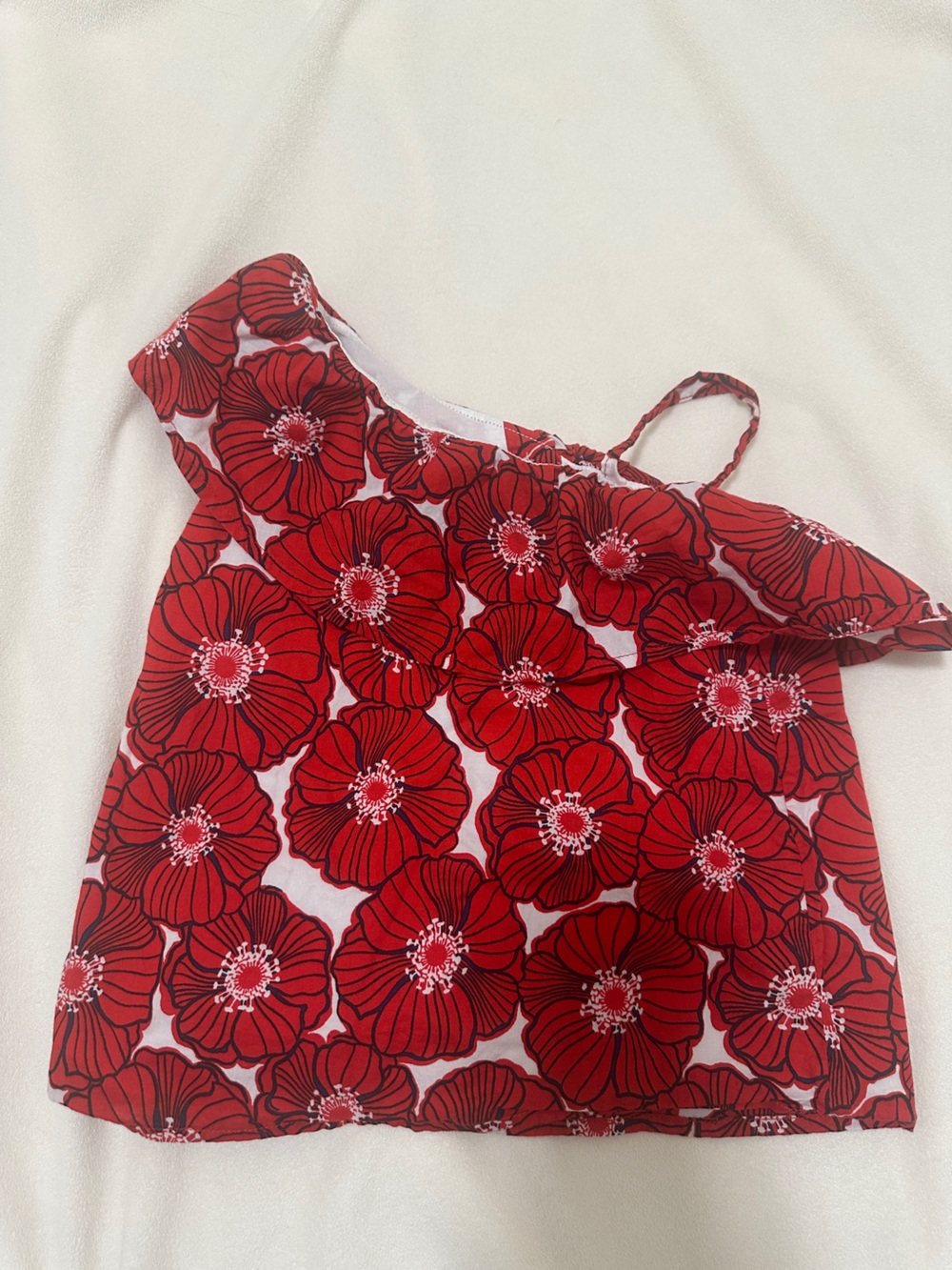 preloved Janie and Jack Red Floral Top